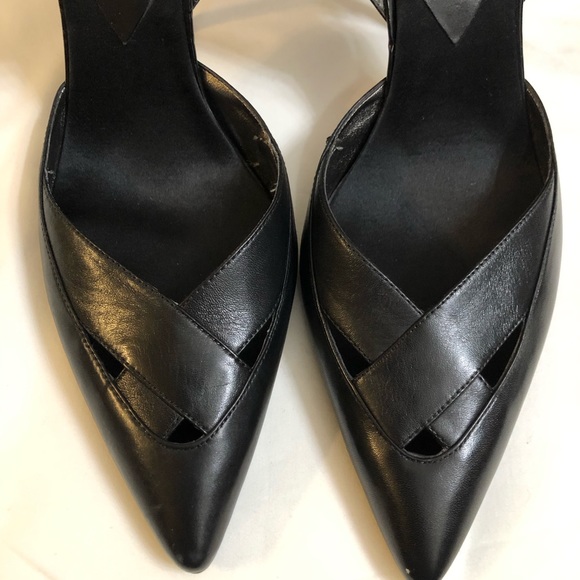 Nine West black heels- Size 9 1/2 - Picture 4 of 10